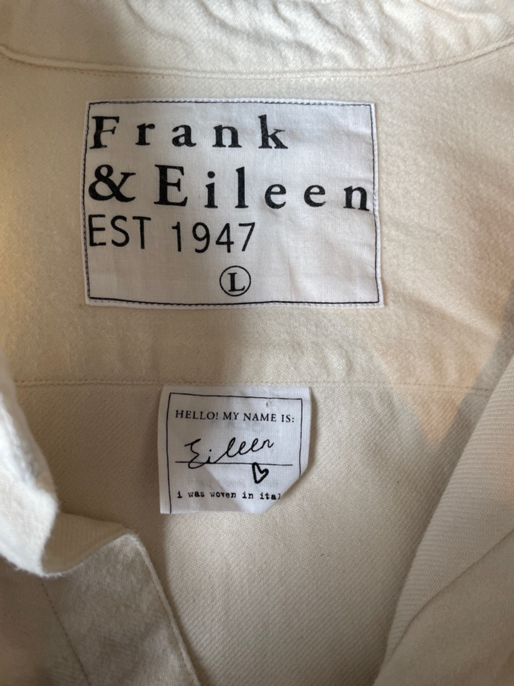 Frank & Eileen the Eileen shirt soft flannel cotton - Picture 6 of 7